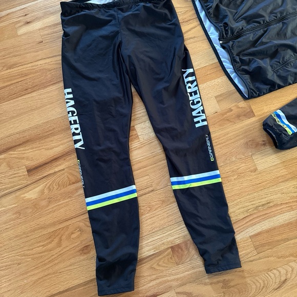 HAGERTY Men’s Nordic Ski Race Training Jacket/Pants/Hat set, Size Large - Picture 9 of 11